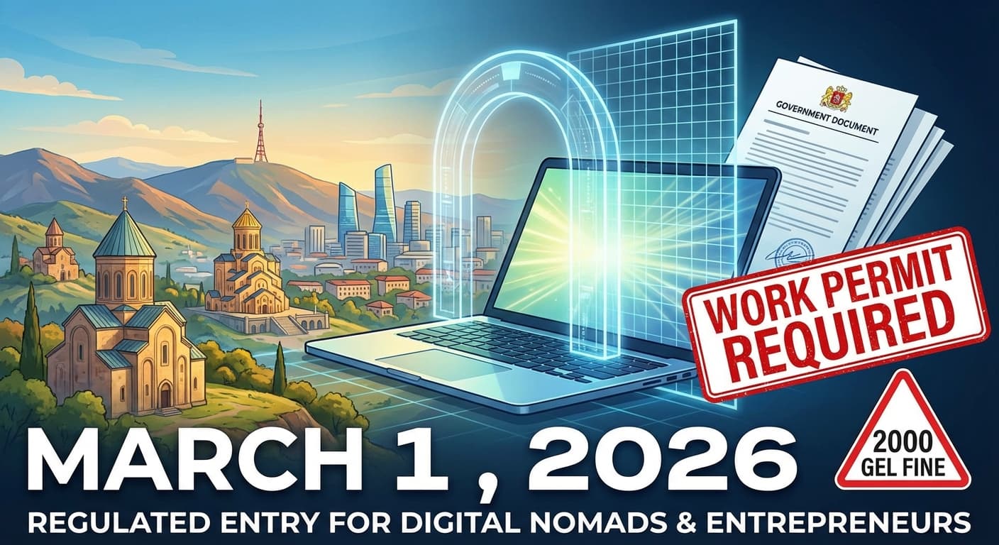Georgia Tightens Controls as Digital Nomad Era Faces Regulatory Shift